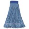 Unisan 5 in Looped-End Mop Head, Blue, Cotton/Synthetic, PK12 UNS 504BL - alternate 1